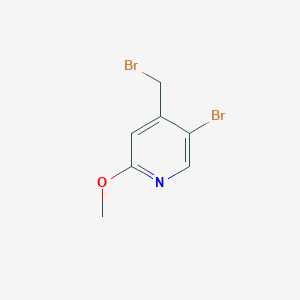 Pyridine, 5-bromo-4-(bromomethyl)-2-methoxy-