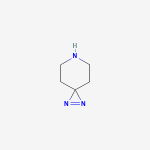 molecular formula C5H9N3 B3244889 1,2,6-Triazaspiro[2.5]oct-1-ene CAS No. 1639450-02-4