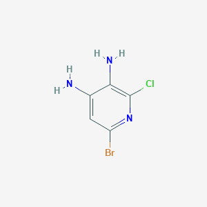6-Bromo-2-chloropyridine-3,4-diamine