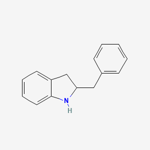 molecular formula C15H15N B3244946 2-Benzylindoline CAS No. 164398-52-1
