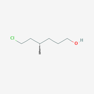 molecular formula C7H15ClO B3244966 (4S)-6-Chloro-4-methylhexan-1-ol CAS No. 164590-12-9
