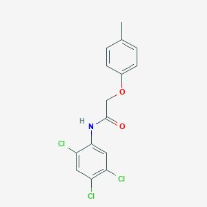 molecular formula C15H12Cl3NO2 B324502 2-(4-methylphenoxy)-N-(2,4,5-trichlorophenyl)acetamide 