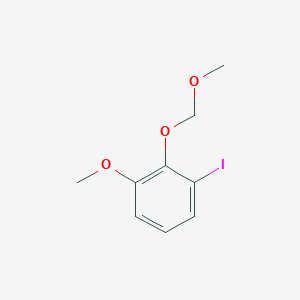 molecular formula C9H11IO3 B3245020 1-碘-3-甲氧基-2-(甲氧基甲氧基)苯 CAS No. 165071-94-3