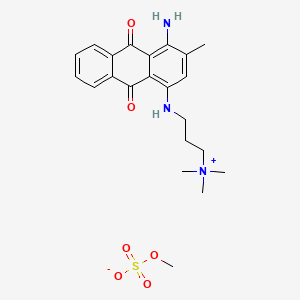 molecular formula C22H29N3O6S B3245025 HC 蓝色 17 号 CAS No. 16517-75-2