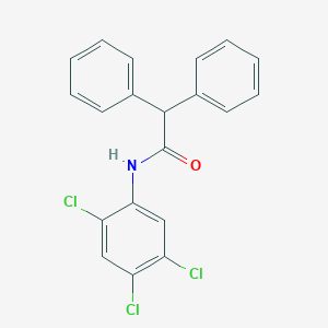 molecular formula C20H14Cl3NO B324503 2,2-diphenyl-N-(2,4,5-trichlorophenyl)acetamide 