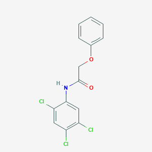 molecular formula C14H10Cl3NO2 B324504 2-phenoxy-N-(2,4,5-trichlorophenyl)acetamide 