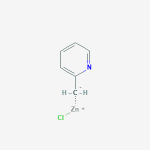 molecular formula C6H6ClNZn B3245042 2-Pyridinylmethylzinc chloride CAS No. 165334-81-6
