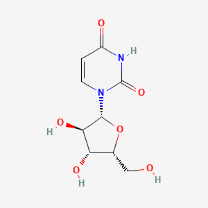 molecular formula C9H12N2O6 B3245048 1-β-D-呋喃核糖基尿嘧啶 CAS No. 16535-78-7
