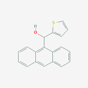 molecular formula C19H14OS B324507 Anthracen-9-yl(thiophen-2-yl)methanol 