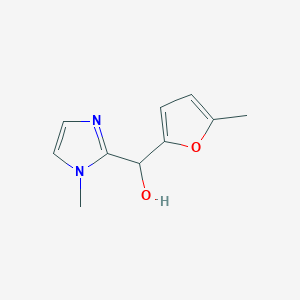 molecular formula C10H12N2O2 B324508 (5-methyl-2-furyl)(1-methyl-1H-imidazol-2-yl)methanol 