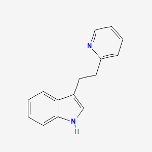 molecular formula C15H14N2 B3245088 3-(2-(2-吡啶基)乙基)吲哚 CAS No. 16571-51-0