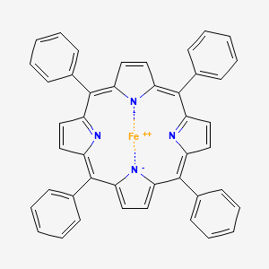 molecular formula C44H28FeN4 B3245106 Iron tetraphenylporphine CAS No. 16591-56-3
