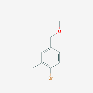 molecular formula C9H11BrO B3245151 1-Bromo-4-(methoxymethyl)-2-methylbenzene CAS No. 166386-61-4