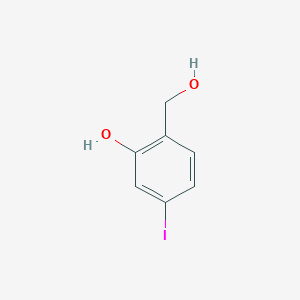 B3245158 2-(Hydroxymethyl)-5-iodophenol CAS No. 166386-81-8