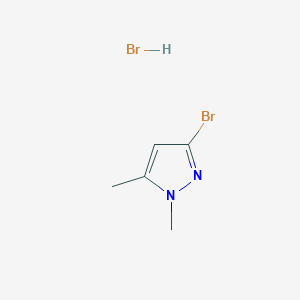 3-bromo-1,5-dimethylpyrazole;hydrobromide