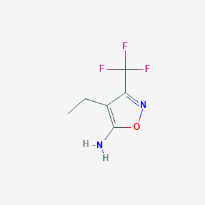 4-Ethyl-3-(trifluoromethyl)-1,2-oxazol-5-amine