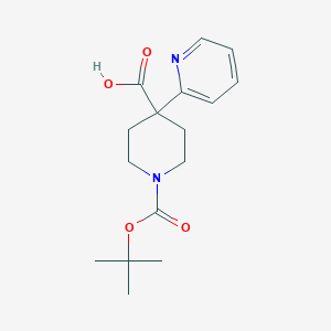 1-(tert-Butoxycarbonyl)-4-(pyridin-2-yl)piperidine-4-carboxylic acid