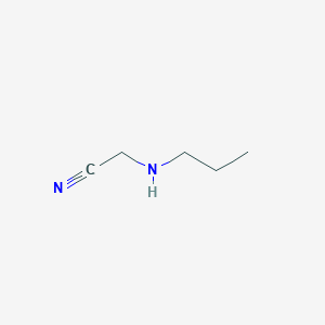 molecular formula C5H10N2 B3245266 2-(Propylamino)acetonitrile CAS No. 16728-81-7