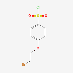 molecular formula C8H8BrClO3S B3245284 4-(2-Bromoethoxy)benzenesulfonyl chloride CAS No. 167404-38-8