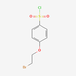 molecular formula C8H8BrClO3S B3245284 4-(2-溴乙氧基)苯磺酰氯 CAS No. 167404-38-8