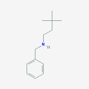 molecular formula C13H21N B3245324 Benzyl(3,3-dimethylbutyl)amine CAS No. 167693-21-2