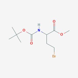 Methyl 4-bromo-2-(tert-butoxycarbonylamino)butanoate