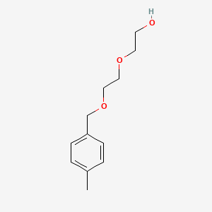 molecular formula C12H18O3 B3245434 Ethanol, 2-[2-[(4-methylphenyl)methoxy]ethoxy]- CAS No. 1688666-21-8