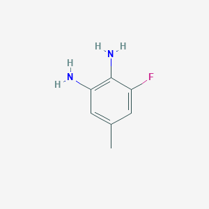 molecular formula C7H9FN2 B3245444 3-Fluoro-5-methylbenzene-1,2-diamine CAS No. 168966-55-0