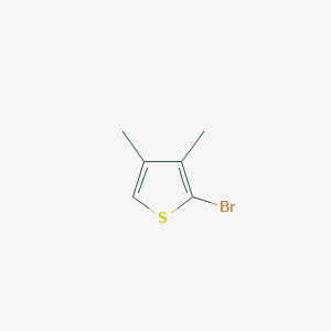 molecular formula C6H7BrS B3245482 2-Bromo-3,4-dimethylthiophene CAS No. 169328-87-4