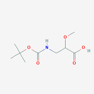 3-{[(Tert-butoxy)carbonyl]amino}-2-methoxypropanoic acid
