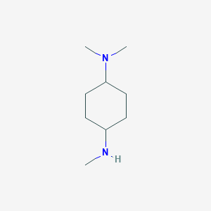 molecular formula C9H20N2 B3245586 N,N,N'-三甲基-环己烷-1,4-二胺 CAS No. 1698393-17-7