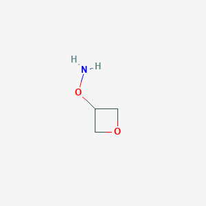 molecular formula C3H7NO2 B3245587 O-(oxetan-3-yl)hydroxylamine CAS No. 169956-86-9