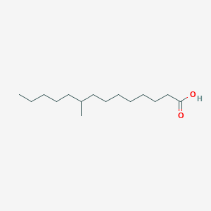 molecular formula C15H30O2 B3245592 Tetradecanoic acid, 9-methyl- CAS No. 17001-21-7