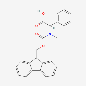 2-{[(9H-fluoren-9-ylmethoxy)carbonyl](methyl)amino}-2-phenylacetic acid