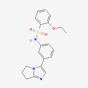 N-(3-(6,7-dihydro-5H-pyrrolo[1,2-a]imidazol-3-yl)phenyl)-2-ethoxybenzenesulfonamide