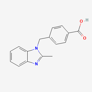4-[(2-Methylbenzimidazol-1-yl)methyl]benzoic acid
