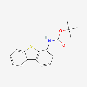 molecular formula C17H17NO2S B3245660 Tert-butyl N-dibenzothiophen-4-ylcarbamate CAS No. 170653-70-0