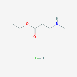 molecular formula C6H14ClNO2 B3245716 Ethyl 3-(methylamino)propanoate hydrochloride CAS No. 171051-66-4