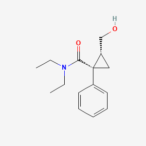 (1S,2R)-N,N-Diethyl-1-phenyl-2-(hydroxymethyl)cyclopropanecarboxamide