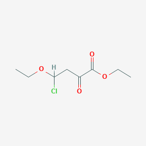 Butanoic acid, 4-chloro-4-ethoxy-2-oxo-, ethyl ester