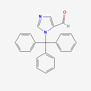 molecular formula C23H18N2O B3245788 1-trityl-1H-imidazole-5-carbaldehyde CAS No. 172498-90-7