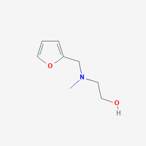 molecular formula C8H13NO2 B3245799 2-(Furan-2-ylmethyl-methyl-amino)-ethanol CAS No. 17254-98-7