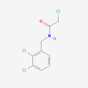 molecular formula C9H8Cl3NO B3245805 2-Chloro-N-(2,3-dichloro-benzyl)-acetamide CAS No. 172547-66-9