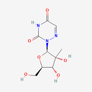 molecular formula C9H13N3O6 B3245827 2'-Methyl-6-azauridine CAS No. 172605-95-7