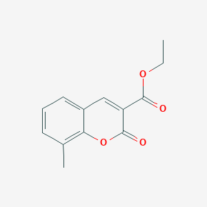 molecular formula C13H12O4 B3245960 8-甲基-2-氧代-2H-色烯-3-羧酸乙酯 CAS No. 17349-63-2