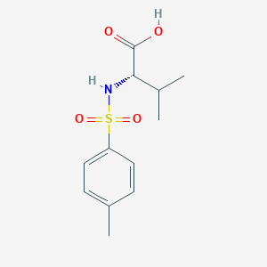 molecular formula C12H17NO4S B3245972 (2S)-3-甲基-2-({[(4-甲苯基)磺酰基]氨基}丁酸 CAS No. 17360-25-7