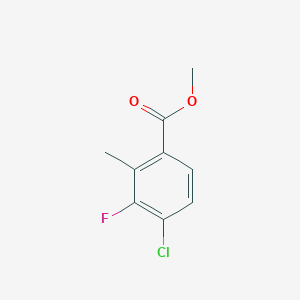 Methyl 4-chloro-3-fluoro-2-methylbenzoate
