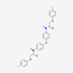 molecular formula C30H28N2O5 B324610 2-(4-methylphenoxy)-N-[4-(4-{[(4-methylphenoxy)acetyl]amino}phenoxy)phenyl]acetamide 
