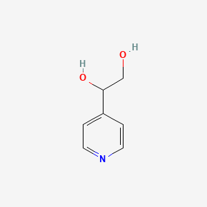 molecular formula C7H9NO2 B3246102 1-(Pyridin-4-YL)ethane-1,2-diol CAS No. 1750-96-5