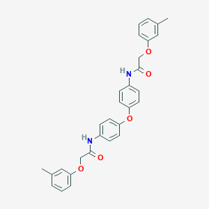 molecular formula C30H28N2O5 B324611 2-(3-methylphenoxy)-N-[4-(4-{[(3-methylphenoxy)acetyl]amino}phenoxy)phenyl]acetamide 